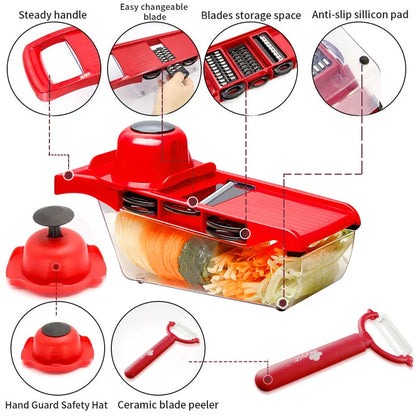 10 IN 1 VEGETABLE SLICER                (EASY TO USE)